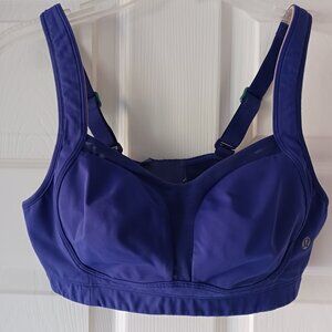 Lululemon Bra Size 34A Ta Ta Tamer We Are Free From Space Blue Wireless No Tag